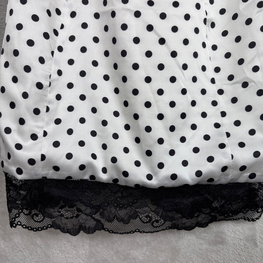 Runaway The Label Polka Dot Lace Mini Dress Sz Small chic euro summer vacation - Picture 4 of 9